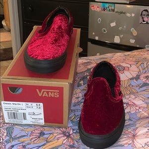 red velvet vans